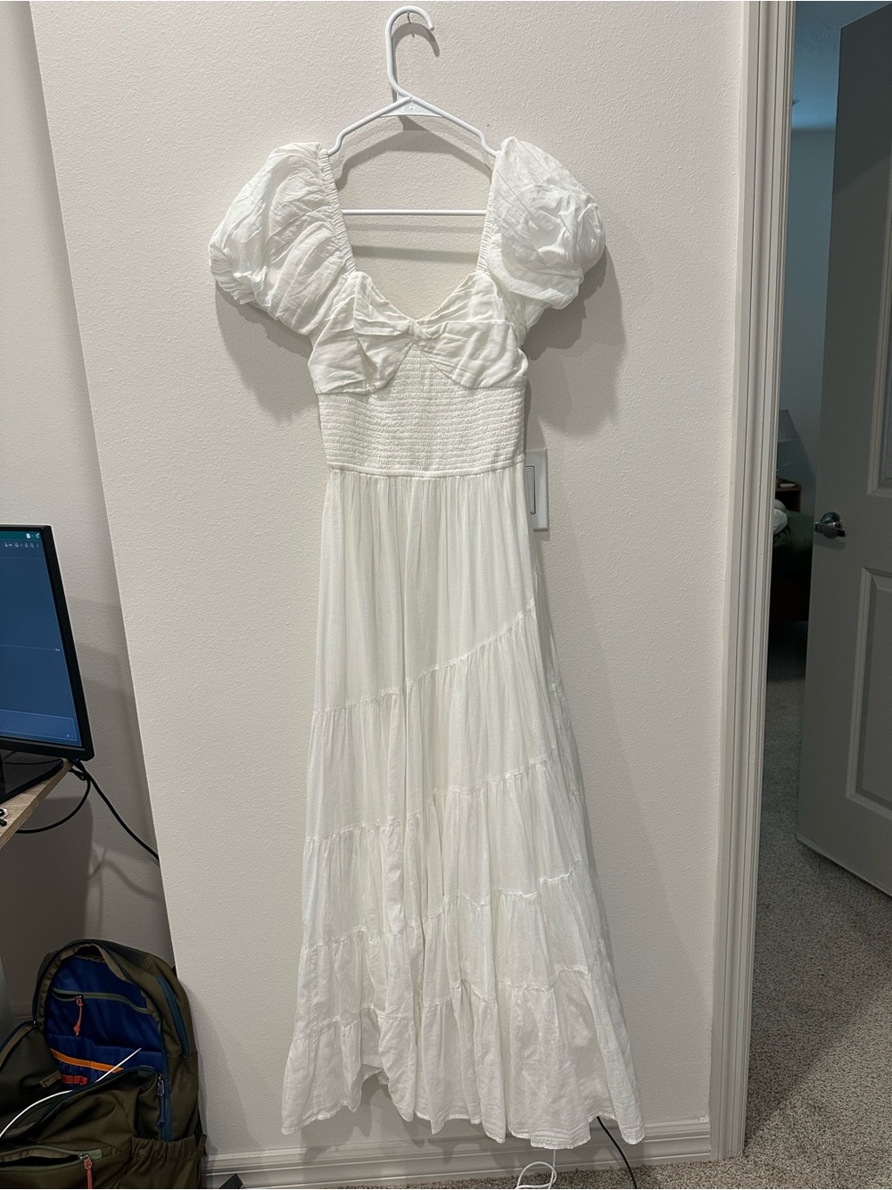 Free People White Maxi Dress